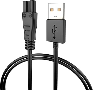 AndealZ Charger for Meridian Shaver Charger Cord, Replacement Charging for Meridian Trimmer Charger Cable 5V Grooming Meridian Charger Power Cord Supply Adapter