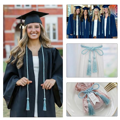Image of GraduationMall Graduation Honor Cord 68 inch Sky Blue