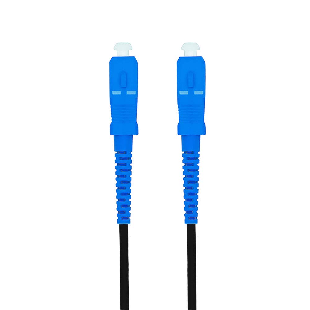 100M SC Cavo in Fibra Ottica Blindato per Esterno Simplex SM - Cavo Jumper Ottico, Monomodale 9/125, 100 Metri (328ft) SC-SC