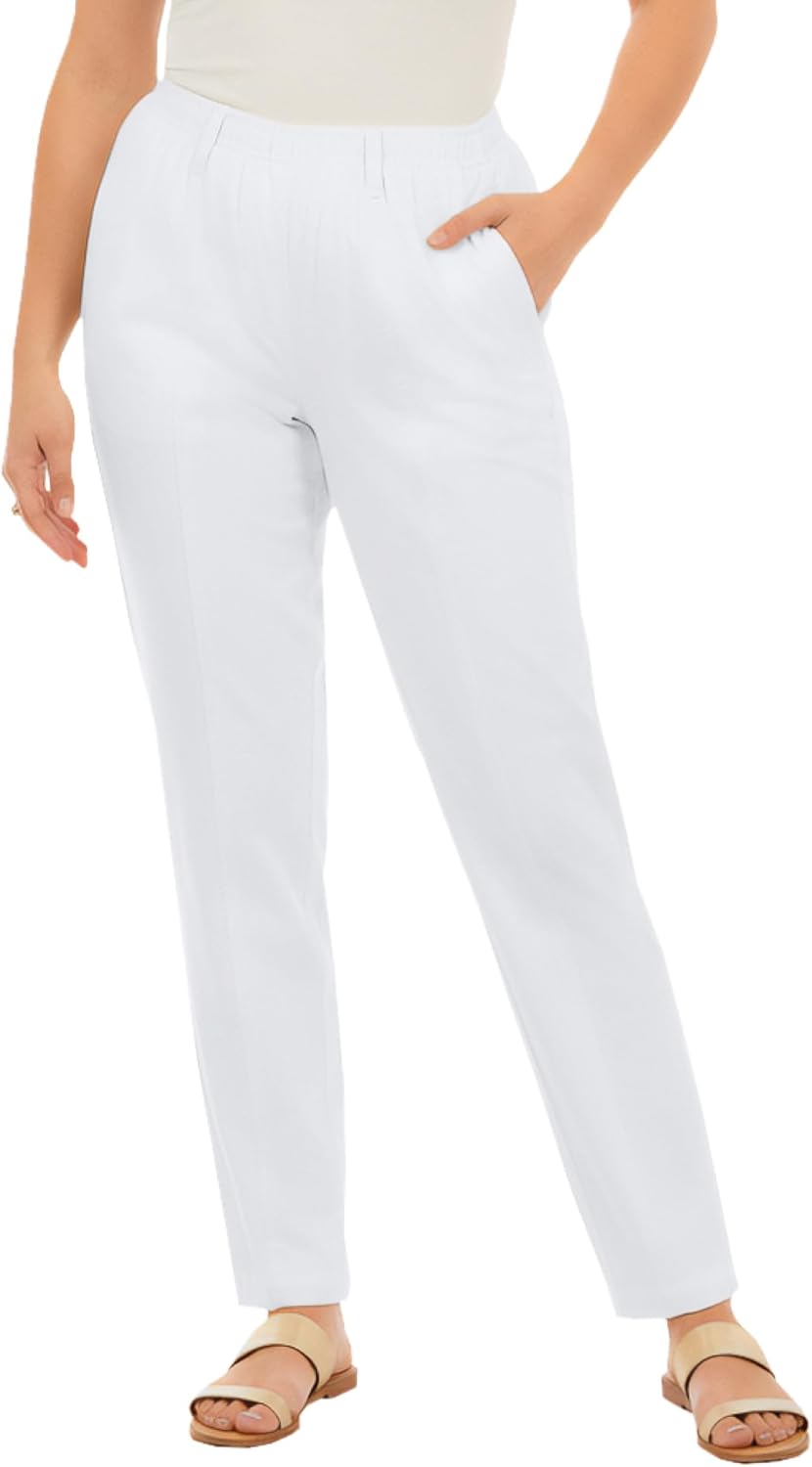 Roaman's Women's Plus Size Complete Cotton Seamed Jean