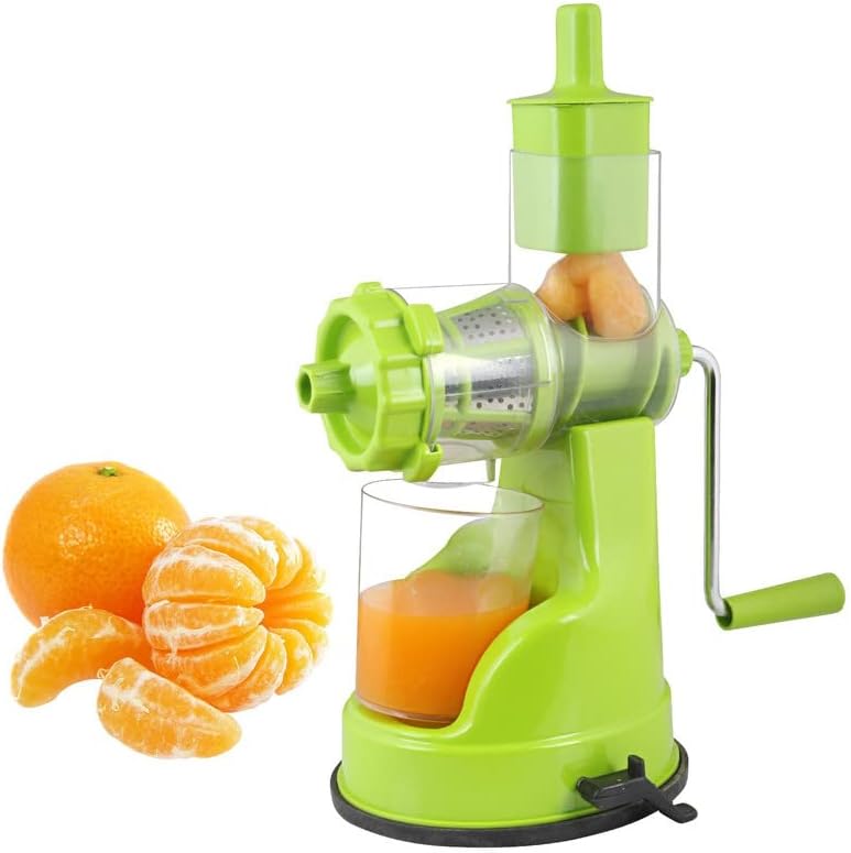 Limeline Plastic Fruit and Vegetable Juicer, Green (ipl Green 1)