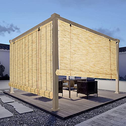 Store en bambou imperméable et isolant thermique pour protection balcon - 4