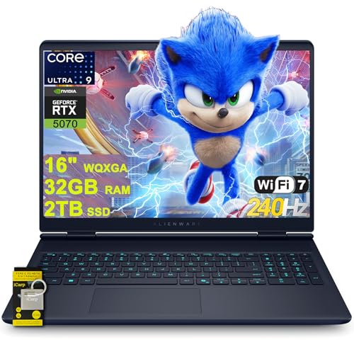 Dell Alienware 16X Aurora Gaming AI �m�[�g�p�\�R�� 16�C���` WQXGA 240Hz (100% DCI-P3) Intel 24�R�A Ultra 9 275HX 32GB RAM 2TB SSD GeForce RT