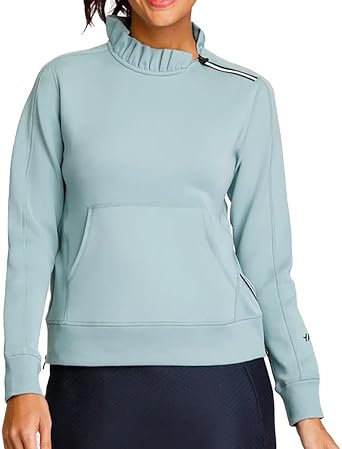 Tail Women`s Condoleezza Longsleeve Tennis Sweatshirt Navy Blue