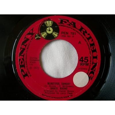 DANIEL BOONE Beautiful Sunday UK 7" 45