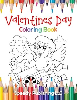 Paperback Valentines Day Coloring Book for Kids Book