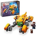 LEGO Marvel Baby Rockets Ship Building Kit with Space Rocket Toy from Guardians of the Galaxy Volume 3 Building Set with Mini Figures of Baby Rocket and Adults Rocket, from 8 Years 76254