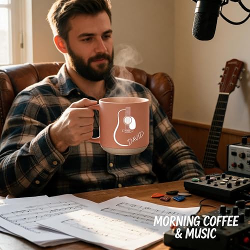 Taza de Cerámica Personalizada para Amantes de la Guitarra miniatura 3