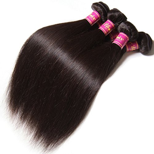 Unice 10A Peruvian Straight Hair 3 Bundles 18 20 22 Inch 100% Virgin Unprocessed Human Hair Weave Extensions 100G/Pc #TOP3