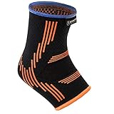 Kunto Fitness Ankle Brace Compression Support Sleeves (Pair) for Injury Recovery, Joint Pain,...