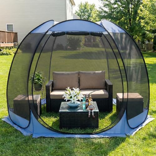 Alvantor 10'x10' Pop Up Screen House Tent, Instant Outdoor...
