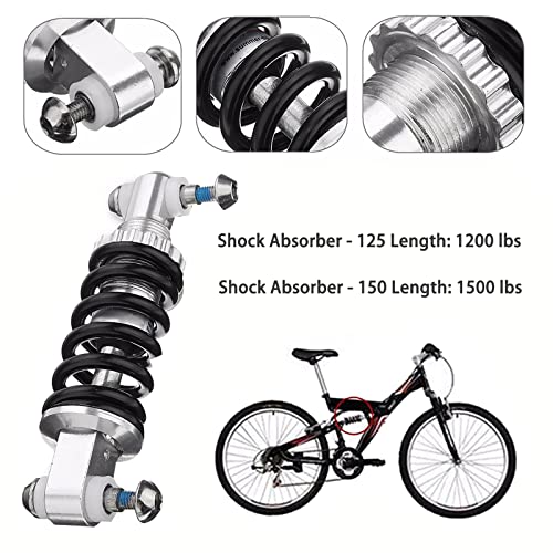 VLUOO 125mm 1200lbs Rear Shock