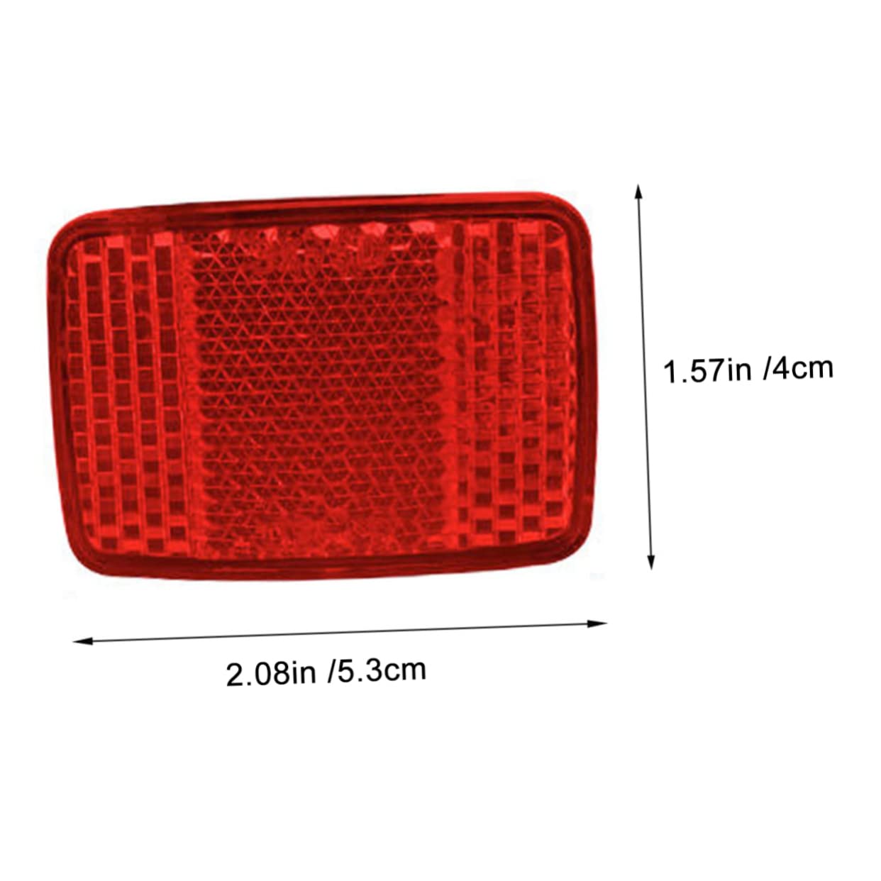 GALPADA 2Pcs Bike Warning Reflector Safety Reflectors for Night Cycling Durable Bike Safety Reflector for Enhanced Visibility Roads for