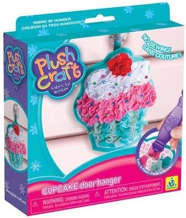 The Orb Factory PlushCraft Cupcake Door Hanger