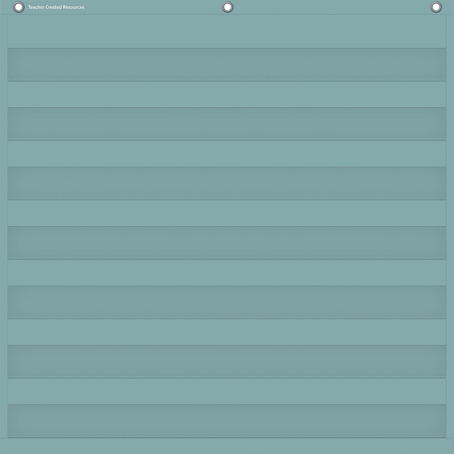 Teacher Created Resources Calming Blue 7 Pocket Chart (28" x 28") (TCR20101)