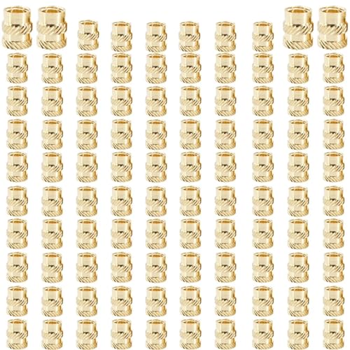 ^Jmut˂ݎCT[g, 3Dvgpq[gZbg˂݃CT[gM2`M6 20A50A܂100pbN(Twill Knurled(100Pcs,M4xL6xOD6)