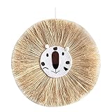 ZOONAI Deer Lion Wall Décor Handmade Weaving Ornament Modern Home Decoration Accessories Hanging Pen