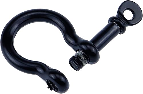 Miniatura 2 de Semetall 10 anillos en D de metal con forma de herradura de 0.59 pulgadas (0.591 in), grillete en forma de U, anillo D para accesorios de artesanía