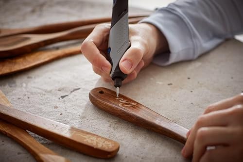 Miniatura 7 de Dremel 116 Broca de tallado para herramienta rotativa, perfecta para madera, plástico, linóleo y metales blandos, color gris