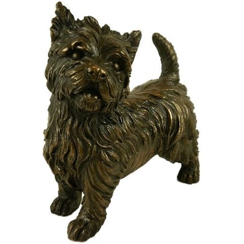 Bronze WESTIE ~ Bronzed West Highland Terrier Dog Sculpture Cover
