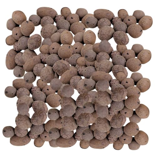Gadpiparty Ceramsita Absorbente y Retentora de Agua para Jardinería Piedras de Cerámica 05-1 CM 1 Kg para Macetas y Cultivo sin Suelo Adecuado para Suculentas y Decoración de Jardines