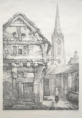 Peinture sur toile Samuel Prout d'art ancien pour décoration haut de gamme