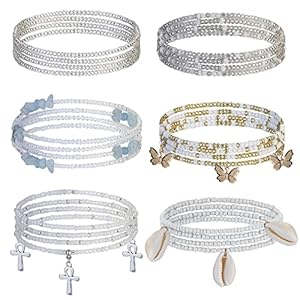 Florideco MYvG-W001-W Körperketten-Set 6-teilig