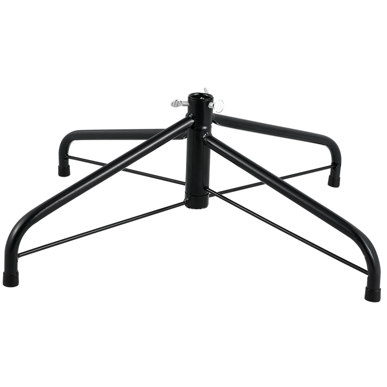 Homoyoyo Strong Metal Christmas Tree Stand 45cm Base for Artificial Christmas Light Tree Sturdy Easy to Set up