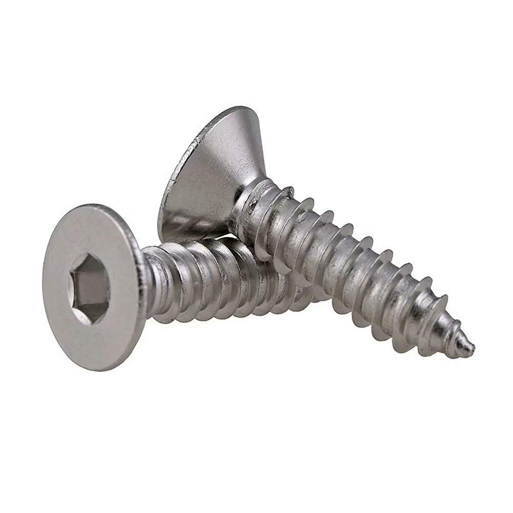 Viti Per Macchina Phillips Testa Piatta Acciaio Inox 18-8 – 4-40x1/4, 100 Pezzi, Qualità Americana - 5
