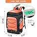 Ciihars Soccer Backpack,Soccer Bag with Ball Holder,Sport Equipment Bags Includes Separate Cleat Shoe and Ball Compartment Fit Basketball Volleyball Football (sport soccer bag 2025 ORANGE)