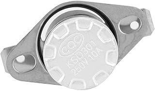 5Pcs KSD301 Switch Temperature Control Thermostat Switch Thermostat Thermal Switch 250V10A Normally Closed Temperature Temp Control Module Switch (115℃)