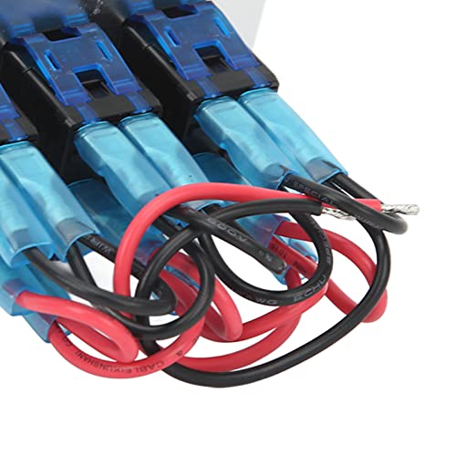 Panneau d'interrupteur à bascule LED commande 3 boutons alliage aluminium - 6