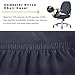 Office Chair Covers - 2 Piece Protective Stretchable Chair Seatcovers Stretch Chair Slipcover, Removable Washable Universal Armchair Cover Slipcover Chair Seat Cover Protector Cover