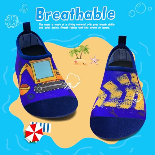 Image of WateLves Kids Water Shoes Toddler Girls Boys Barefoot Non-Slip Quick Dry Aqua Socks for Beach Swim Walking