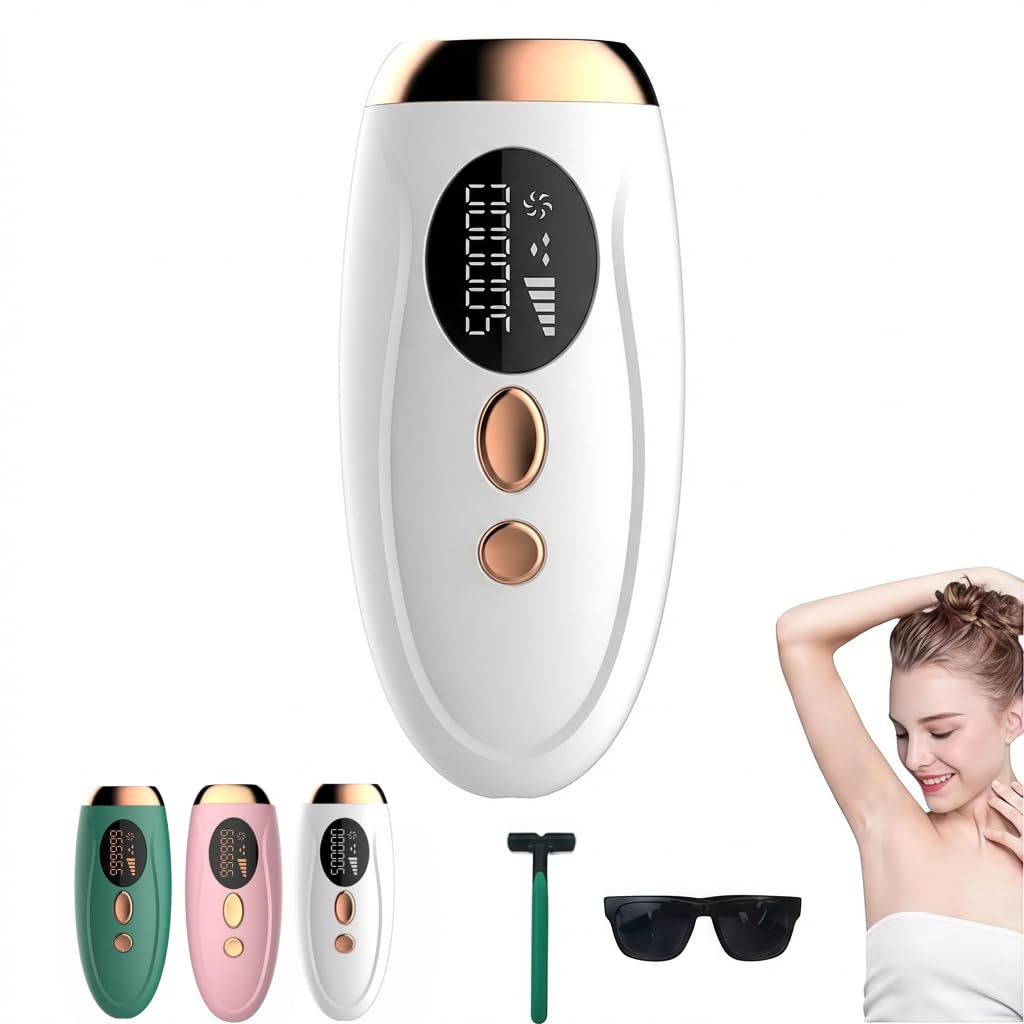 Shine IPL 2.0 Premium Depilatore Luce Pulsata Con 999990 Impulsi Sensore Pelle Raffreddamento E 5 Livelli Per Casa (Verde)