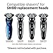 SH90 Replacement Heads for Philips Norelco Shaver Series 9000 ，Series 8000 & 8950，MultiPrecision Blades, Easy Cut and Installation.
