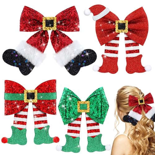 Pince à cheveux de Noël et elfe mignon comme idée cadeau pour fille