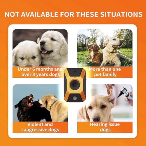 Antibell für Hunde,Ultraschall Hunde Anti Bellen Gerät,3 Einstellbare Frequenz Automatisches Anti Bellen Gerät,Wiederaufladbares Antibell für Kleine Mittel Große Hunde,Sicher Hundebellen Stoppen