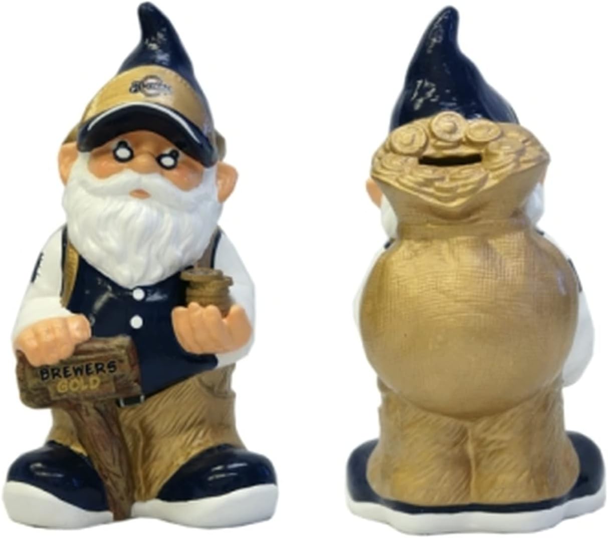 MLB Milwaukee Brewers Team Gnome Bank