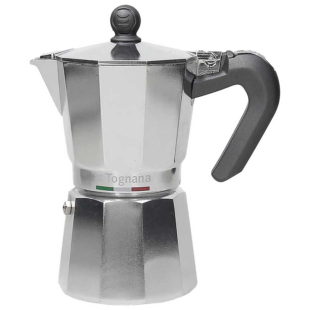 Tognana Authentika 3 Cup Coffee Maker, 0.18 L, Aluminium Silver, Made in Italy