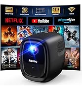 [Auto Focus/Apps geïntegreerd] Beamer met WiFi en Bluetooth 4K 1080P Native Achteruitprojector ...