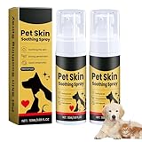AGUPPO 2Pcs Pet Skin Treatment Spray for Dogs & Cats, Reduces Scratching, Cat Itchy Skin Treatment