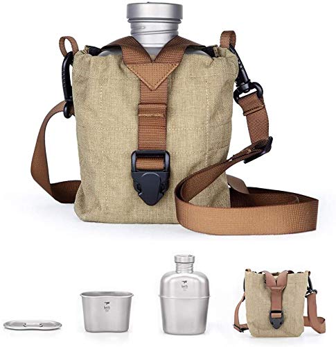 Keith Titanium チタン キャンティーン1100/700ml‼️ チタンキャンティーンとキャンティーン専用ストーブはかなり