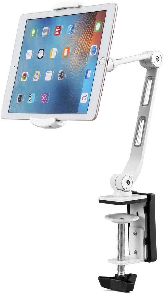 Suptek Aluminum Tablet Desk Mount Stand 360° Flexible Cell