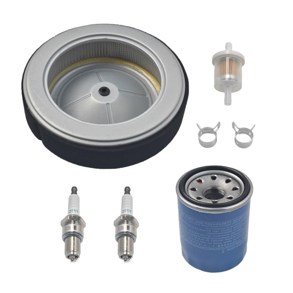 Filtro con bujía, Filtro de Aceite, Kit de Filtro de Combustible for Motor Ho-nd GX630, GX660, generador y cortacésped (17210-Z6L-010)
