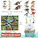 Kiddiworld Dinosaur Toys for 3 4 5 Year Old Boys Gifts, 25 Pieces Dinosaurs Toys for Kids 3-5-7, Dino Figures Activity Play Mat Christmas Birthday Gifts for Girls Toddler Toy Age 2-4
