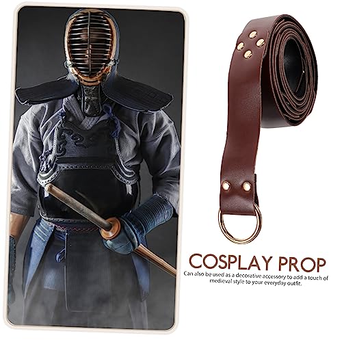 BESPORTBLE Retro Style Belt for Renaissance Cosplay Practical Medieval Accessory for Knights and4