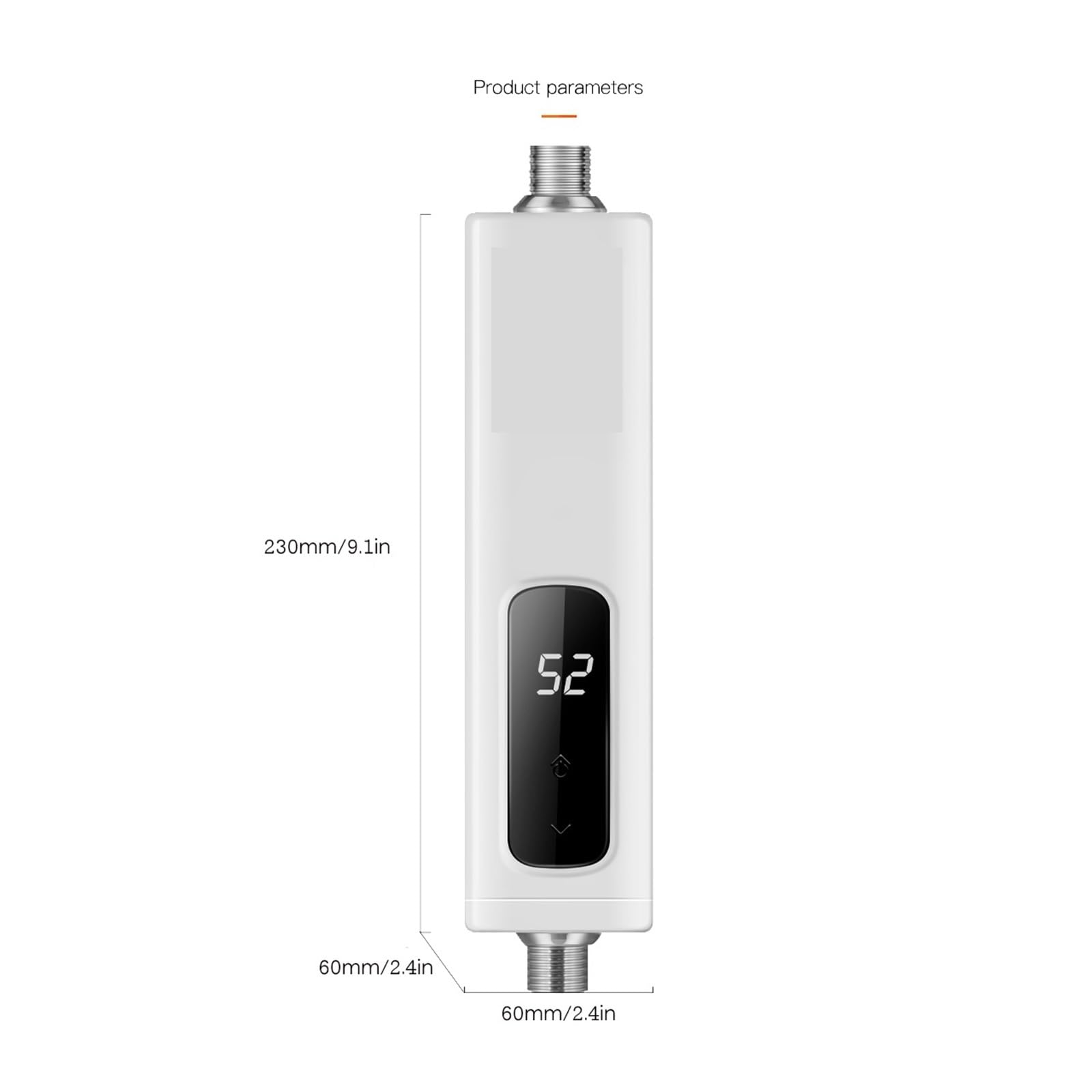 Scaldabagno Elettrico 3500W Mini Scaldabagno Istantaneo Senza Serbatoio Impermeabile Cucina Bagno Doccia Acqua Calda Riscaldamento Rapido
