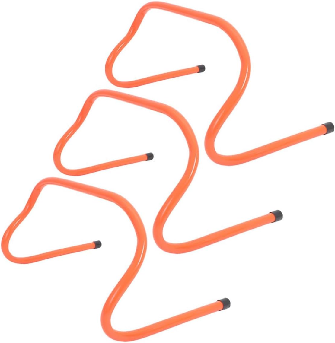 Veemoon 3pcs Plastic Agility Speed Training Hurdles 15cm for Soccer Football Track Field Agility and Coordination Drills