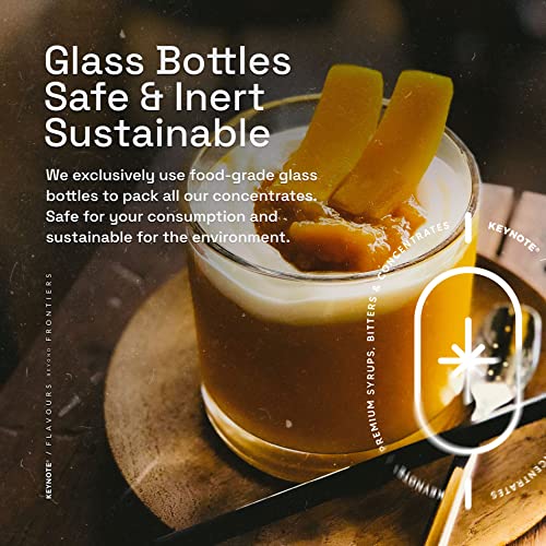 Image of KEYNOTE Alphonso Mango Concentrate | Real Ratnagiri Haapus Pulp | Sweetened | Glass Bottle 520 Ml, Liquid